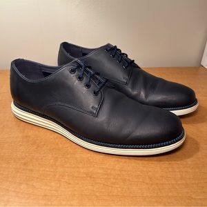 COLE HAAN GRAND OS Men’s size 10.5 Navy Oxfords
